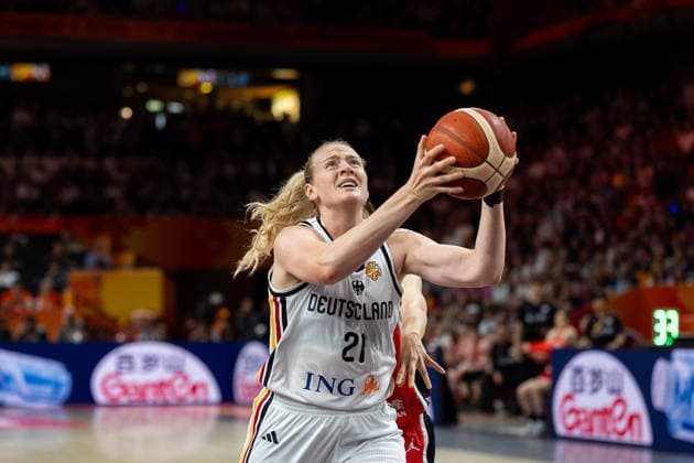 Marie Guelich (Deutschland, 21) beim Korbleger, GER, Deutschland vs. Japan, Basketball, FIBA Women s World Cup 2026, Gruppenphase, Spieltag 2, 05.09.2026 GER, Deutschland vs. Japan, Basketball, FIBA Women s World Cup 2026, Gruppenphase, Spieltag 2, 05.09.2026 Berlin Copyright: xEibner-Pressefoto MaxxVincenx EP_MVN