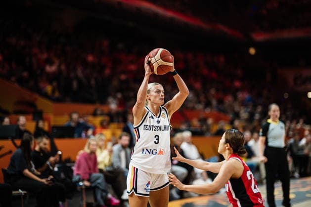 FIBA Women™s Basketball World Cup 2026: Deutschland vs. Japan, 05.09.2026 Alexandra Wilke (Deutschland, 3); Basketball, FIBA Women™s Basketball World Cup 2026, Gruppenphase, Gruppe A, 2. Spieltag: Deutschland vs. Japan am 05.09.2026 in der Max-Schmeling-Halle, Berlin Copyright: xBEAUTIFULxSPORTS Tonhäuserx