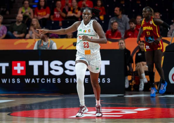 Mali v Spain: Group A - FIBA Women s Basketball World Cup Germany 2026 Sika Kone plays during the FIBA Women s Basketball World Cup 2026 match between Mali and Spain in Berlin, Germany, on September 5, 2026. Berlin Germany  Copyright: xMarcinxGolbax originalFilename:golba-malivspa260905_npytO.jpg