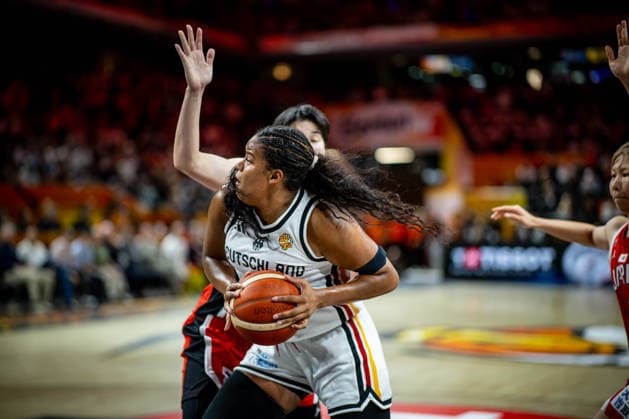Basketball Berlin 05.09.2026 FIBA Women™s Basketball World Cup Germany 2026 Vorrunde Gruppe Deutschland (GER) - Japan (JPN) Nyara Sabally (Deutschland, No.08)