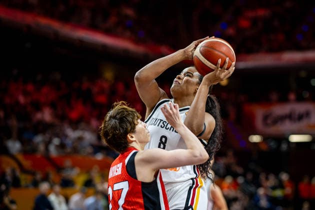 Basketball Berlin 05.09.2026 FIBA Women™s Basketball World Cup Germany 2026 Vorrunde Gruppe Deutschland (GER) - Japan (JPN) Nyara Sabally (Deutschland, No.08)