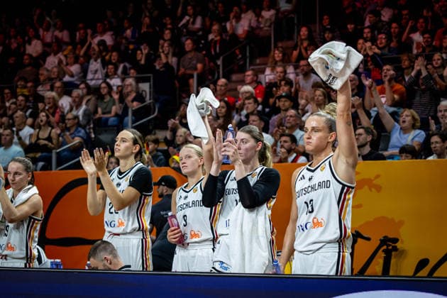 Basketball Berlin 05.09.2026 FIBA Women™s Basketball World Cup Germany 2026 Vorrunde Gruppe Deutschland (GER) - Japan (JPN) Jubel Deutschland