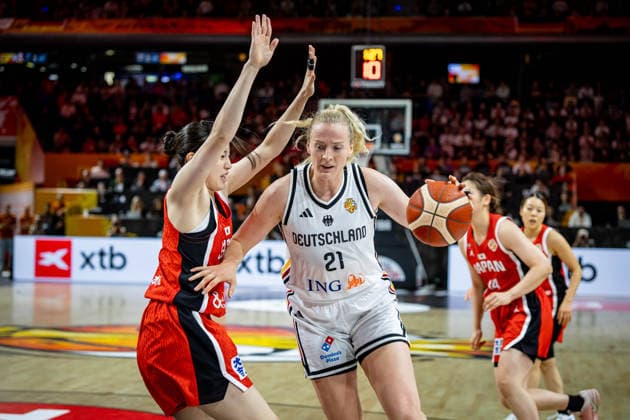 Basketball Berlin 05.09.2026 FIBA Women™s Basketball World Cup Germany 2026 Vorrunde Gruppe Deutschland (GER) - Japan (JPN) Marie Gülich (Deutschland, No.21) Gulich