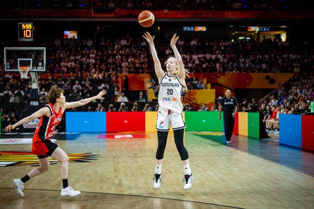 Basketball Berlin 05.09.2026 FIBA Women™s Basketball World Cup Germany 2026 Vorrunde Gruppe Deutschland (GER) - Japan (JPN) Frida Bühner (Deutschland, No.20)