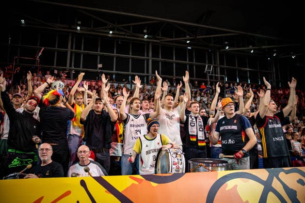 Basketball Berlin 05.09.2026 FIBA Women™s Basketball World Cup Germany 2026 Vorrunde Gruppe Deutschland (GER) - Japan (JPN) deutsche Fans