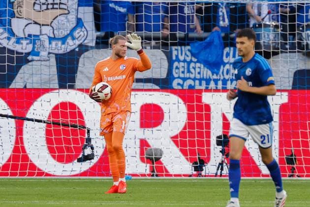 GELSENKIRCHEN - Goalkeeper Loris Karius of Schalke 04 during the Bundesliga match between FC Schalke 04 and FC Bayern Munich at the Veltins-Arena on 5 September 2026 in Gelsenkirchen, Germany. MARCEL TER BALS ANP Bundesliga 2026 27 xVIxANPxSportx xMarcelxterxBalsxIVx 567258980 originalFilename: 567258980.jpg
