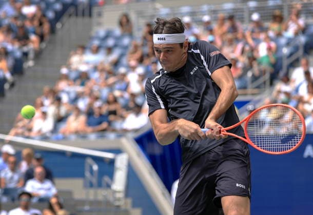 US Open tennis tournament - Day 7 Taylor Fritz of USA in action against Francisco Cerundolo of Argentina during the Men‚Äôs Singles round 3 of the US Open Tennis Championships at the USTA Billie Jean King National Tennis Center in Flushing Meadows, New York, USA, 05 September 2026. The 2026 US Open tournament runs from 23 August through 13 September. FLUSHING MEADOWS NEW YORK United States  Copyright: xCRISTOBALxHERRERA-ULASHKEVICHx