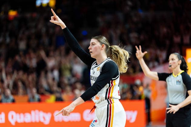 Luisa Geiselsoder (Deutschland, 15) jubelt Jubel, GER, Deutschland vs. Japan, Basketball, FIBA Women s World Cup 2026, Gruppenphase, Spieltag 2, 05.09.2026 GER, Deutschland vs. Japan, Basketball, FIBA Women s World Cup 2026, Gruppenphase, Spieltag 2, 05.09.2026 Berlin Copyright: xEibner-Pressefoto MaxxVincenx EP_MVN