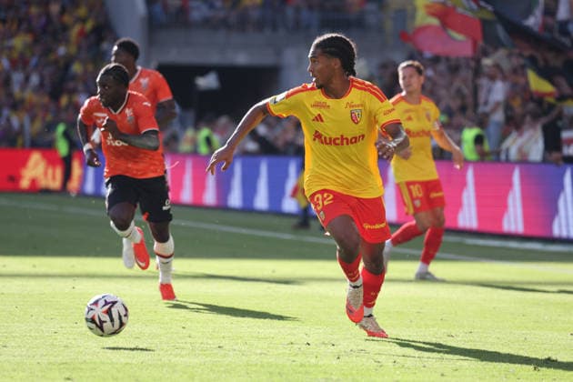 FOOTBALL : RC Lens vs Lorient - Ligue 1 - 05 09 2026 Kyllian ANTONIO (RC Lens) lors du match RC Lens vs Lorient, Ligue 1, stade Bollaert-Delelis, le 5 septembre 2026 - photo Laurent Sanson PsnewZ  Copyright: xLaurentxSANSONx xPsnewZx