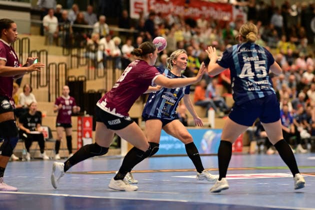 Handball I Frauen I Saison 2026-2027 I Bundesliga I 2. Spieltag I Buxtehuder SV - HC Leipzig I 05.09.2026 Ruslana Litvinov (81, Buxtehuder Sportverein) am Ball Buxtehude Halle Nord (Neu) Niedersachsen Deutschland Copyright: xLobeca FelixxWeißbergx
