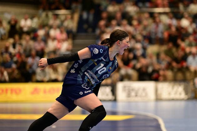 Handball I Frauen I Saison 2026-2027 I Bundesliga I 2. Spieltag I Buxtehuder SV - HC Leipzig I 05.09.2026 Jubel, Begeisterung, Enthusiasmus, Euphorie, Freude, Glücksgefühl, Heiterkeit bei: Anika Hampel (10, Buxtehuder Sportverein) Buxtehude Halle Nord (Neu) Niedersachsen Deutschland Copyright: xLobeca FelixxWeißbergx