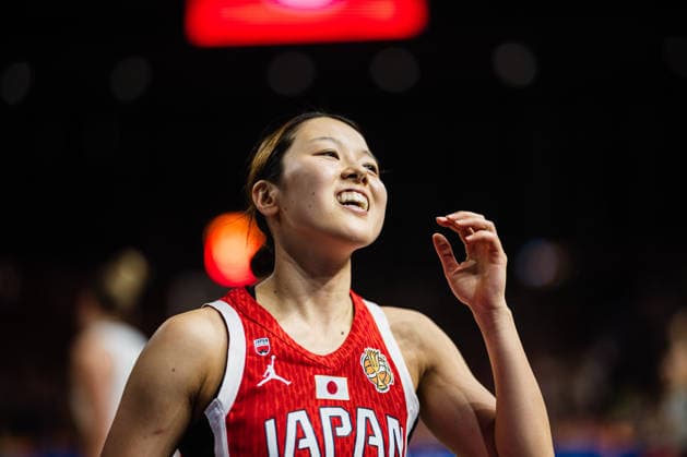FIBA Women™s Basketball World Cup 2026: Deutschland vs. Japan, 05.09.2026 Mai Yamamoto (Japan, 23) lacht: Basketball, FIBA Women™s Basketball World Cup 2026, Gruppenphase, Gruppe A, 2. Spieltag: Deutschland vs. Japan am 05.09.2026 in der Max-Schmeling-Halle, Berlin Copyright: xBEAUTIFULxSPORTS Tonhäuserx