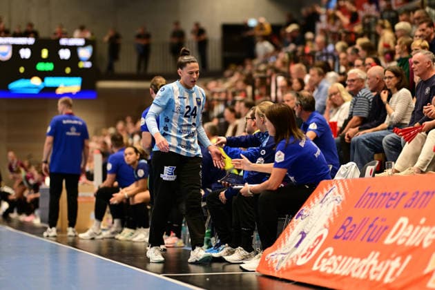 Handball I Frauen I Saison 2026-2027 I Bundesliga I 2. Spieltag I Buxtehuder SV - HC Leipzig I 05.09.2026 Sophie Fasold (24, Buxtehuder Sportverein) Buxtehude Halle Nord (Neu) Niedersachsen Deutschland Copyright: xLobeca FelixxWeißbergx