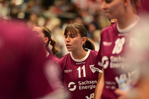 Handball I Frauen I Saison 2026-2027 I Bundesliga I 2. Spieltag I Buxtehuder SV - HC Leipzig I 05.09.2026 Portrait, Porträt, Portraitaufnahme, Personenfoto, Einzelbild, Einzelfoto, Halbportrait: Alina Gaubatz (11, HC Leipzig) Buxtehude Halle Nord (Neu) Niedersachsen Deutschland Copyright: xLobeca FelixxWeißbergx