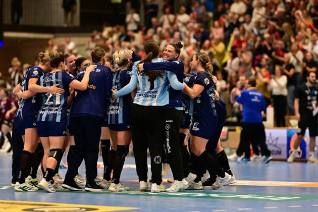 Handball I Frauen I Saison 2026-2027 I Bundesliga I 2. Spieltag I Buxtehuder SV - HC Leipzig I 05.09.2026 Jubel, Begeisterung, Enthusiasmus, Euphorie, Freude, Glücksgefühl, Heiterkeit bei: Buxtehuder Sportverein Frauen nach dem Sieg gegen HC Leipzig Frauen Buxtehude Halle Nord (Neu) Niedersachsen Deutschland Copyright: xLobeca FelixxWeißbergx