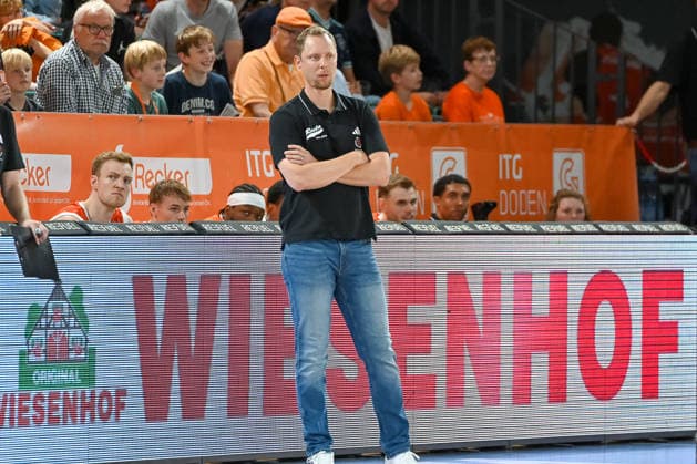 Christian Held (RASTA Vechta, Coach) RASTA Vechta vs. Bakken Bears, Testspiel, Saison 2026 2027, 05.09.2026, RASTA Vechta vs. Bakken Bears, Testspiel, Saison 2026 2027, 05.09.2026 Vechta Copyright: xEibner-Pressefoto RobertxGertzenx EP_RGN