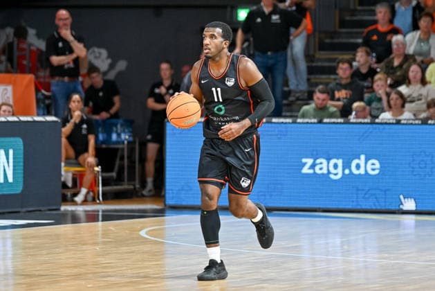 Ian DuBose (Bakken Bears, 11) RASTA Vechta vs. Bakken Bears, Testspiel, Saison 2026 2027, 05.09.2026, RASTA Vechta vs. Bakken Bears, Testspiel, Saison 2026 2027, 05.09.2026 Vechta Copyright: xEibner-Pressefoto RobertxGertzenx EP_RGN