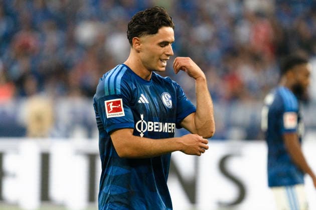 Deutschland: 1. Bundesliga 2026 2027, 2. Spieltag - FC Schalke 04 vs. FC Bayern München - 05.09.2026 - Veltins-Arena (Gelsenkirchen, Nordrhein-Westfalen) Soufiane El-Faouzi (Schalke 04, 23) *** Germany 1 Bundesliga 2026–2027, Matchday 2: FC Schalke 04 vs. FC Bayern Munich, September 5, 2026, Veltins Arena, Gelsenkirchen, North Rhine-Westphalia; Soufiane El Faouzi, Schalke 04, 23 Copyright: xCelinaxLeiersx