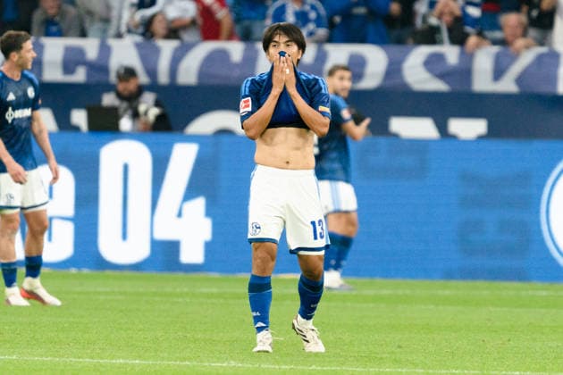 Deutschland: 1. Bundesliga 2026 2027, 2. Spieltag - FC Schalke 04 vs. FC Bayern München - 05.09.2026 - Veltins-Arena (Gelsenkirchen, Nordrhein-Westfalen) Satoshi Tanaka (Schalke 04, 13) *** Germany 1 Bundesliga 2026–2027, Matchday 2: FC Schalke 04 vs. FC Bayern Munich, September 5, 2026, Veltins Arena, Gelsenkirchen, North Rhine-Westphalia; Satoshi Tanaka, Schalke 04, 13 Copyright: xCelinaxLeiersx