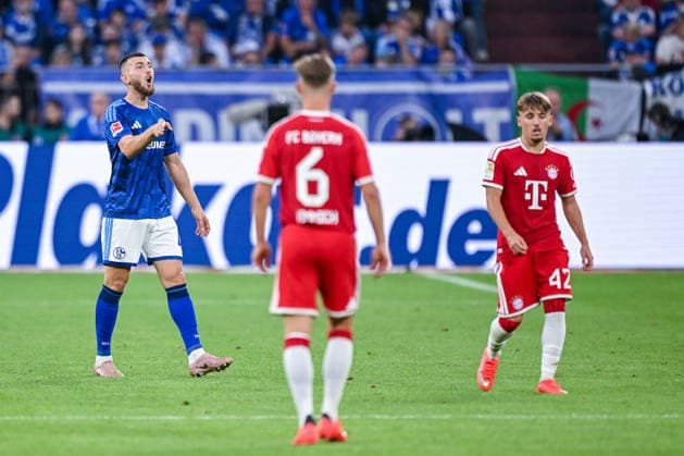 05.09.2026, Fussball, Saison 2026 2027, Bundesliga, FC Schalke 04 - FC Bayern München, Hasan Kurucay (FC Schalke 04) xRHR-FOTO YYx *** September 5, 2026, Soccer, 2026–2027 Season, Bundesliga, FC Schalke 04 vs. FC Bayern Munich, Hasan Kurucay, FC Schalke 04, xRHR PHOTO YYx Copyright: KROEGER RHR-FOTOx RHR-FOTO YY