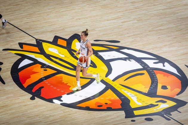 Basketball Berlin 05.09.2026 FIBA Women™s Basketball World Cup Germany 2026 Vorrunde Gruppe Deutschland (GER) - Japan (JPN) Leonie Fiebich (Deutschland, No.13)