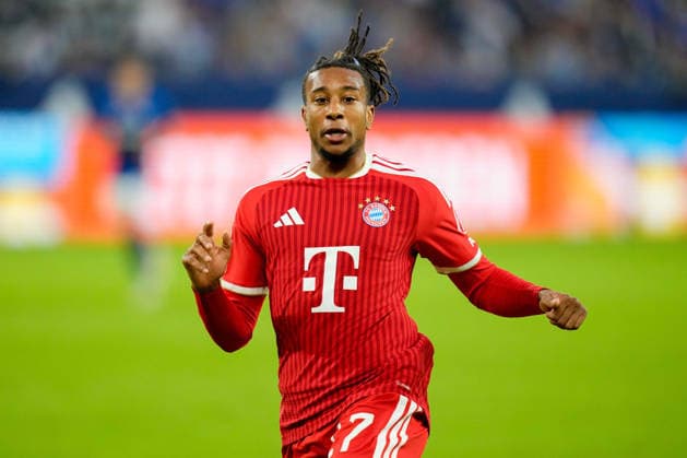Michael Olise (FC Bayern Muenchen) schaut waehrend des Spiels der 1. Bundesliga zwischen FC Schalke 04 und FC Bayern Muenchen, Veltins-Arena am 05. September 2026 in Gelsenkirchen, Deutschland. (Foto von Alex Gottschalk DeFodi Images) +++ Michael Olise (FC Bayern Muenchen) looks on during the Bundesliga match between FC Schalke 04 and FC Bayern Muenchen at Veltins-Arena on September 5, 2026 in Gelsenkirchen, Germany. (Photo by Alex Gottschalk DeFodi Images) DFB DFL REGULATIONS PROHIBIT ANY USE OF PHOTOGRAPHS AS IMAGE SEQUENCES AND OR QUASI-VIDEO. (Photo by Alex Gottschalk DeFodi Images) - *** Michael Olise of FC Bayern Munich looks on during the Bundesliga match between FC Schalke 04 and FC Bayern Munich, Veltins Arena on September 5, 2026, in Gelsenkirchen, Germany. Photo by Alex Gottschalk, DeFodi Images. Michael Olise of FC Bayern Munich looks on during the Bundesliga match between FC Schalke 04 and FC Bayern Munich at Veltins Arena on September 5, 2026 in Gelsenkirchen, Germany. Photo by Alex Gottschalk, DeFodi Images. DFB and DFL regulations prohibit any use of photographs as image sequences and or quasi-video. Photo by Alex Gottschalk, DeFodi Images.