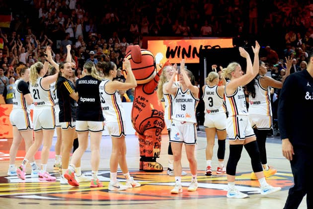 05.09.2026, GER, Basketball, Frauen , Basketball-WM, 2026, 1. Spieltag, Deutschland vs. Japan Deutscher-Spielerkreis Berlin Max-Schmeling-Halle Berlin Deutschland Copyright: xNordphotox xEnglerx