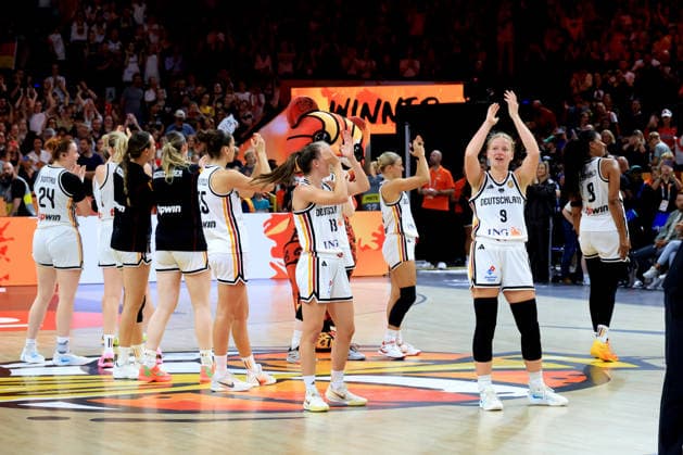 05.09.2026, GER, Basketball, Frauen , Basketball-WM, 2026, 1. Spieltag, Deutschland vs. Japan Deutscher-Spielerkreis Berlin Max-Schmeling-Halle Berlin Deutschland Copyright: xNordphotox xEnglerx