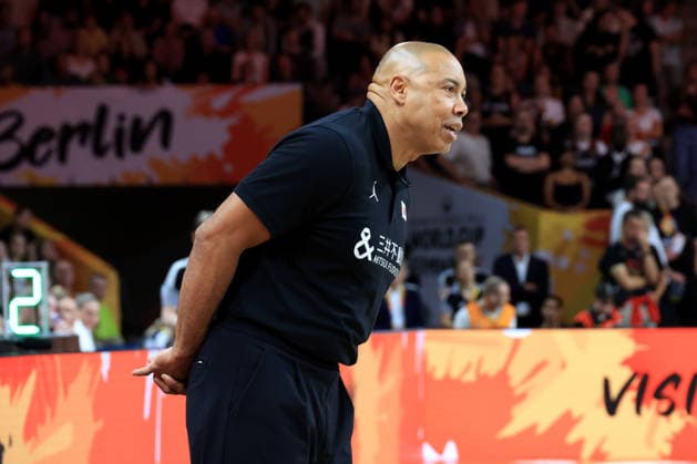 05.09.2026, GER, Basketball, Frauen , Basketball-WM, 2026, 1. Spieltag, Deutschland vs. Japan Head Coach Corey Gaines ( Japan ) Berlin Max-Schmeling-Halle Berlin Deutschland Copyright: xNordphotox xEnglerx