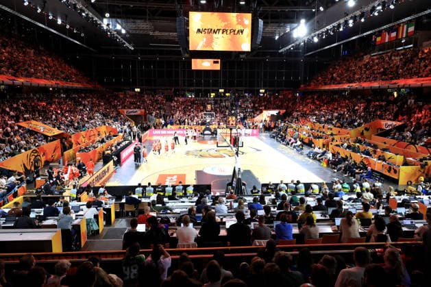 05.09.2026, GER, Basketball, Frauen , Basketball-WM, 2026, 1. Spieltag, Deutschland vs. Japan Hallenuebersicht Berlin Max-Schmeling-Halle Berlin Deutschland Copyright: xNordphotox xEnglerx