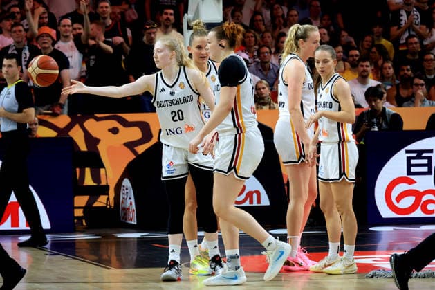 05.09.2026, GER, Basketball, Frauen , Basketball-WM, 2026, 1. Spieltag, Deutschland vs. Japan Deutscher-Spielerkreis, Frieda Buehner ( Deutschland 20 ) Berlin Max-Schmeling-Halle Berlin Deutschland Copyright: xNordphotox xEnglerx