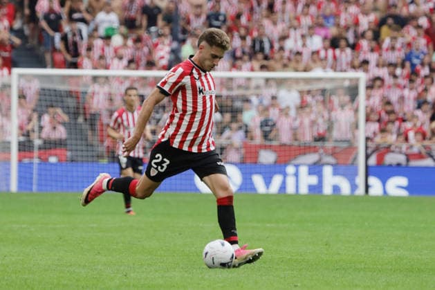 ESP: LaLiga EA Sports Athletic Bilbao v Atletico Madrid Robert Navarro of Athletic during LaLiga EA Sports between Athletic Bilbao v Atletico Madrid played at San Mames Stadium in Bilbao, on September 5, 2026 in Spain Spain Futbol Copyright: xAgenciaxLOFx
