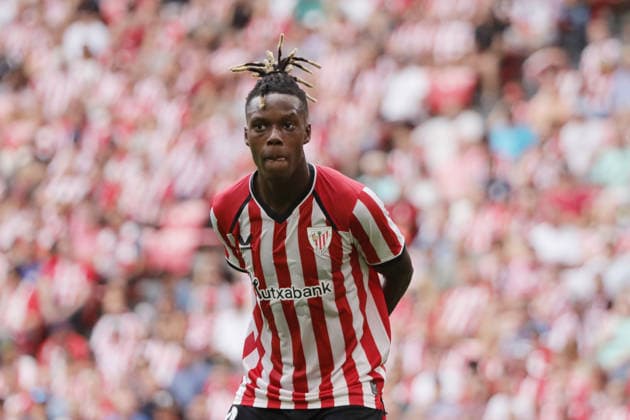 ESP: LaLiga EA Sports Athletic Bilbao v Atletico Madrid Nico Williams of Athletic scores goal and celebrates during LaLiga EA Sports between Athletic Bilbao v Atletico Madrid played at San Mames Stadium in Bilbao, on September 5, 2026 in Spain Spain Futbol Copyright: xAgenciaxLOFx