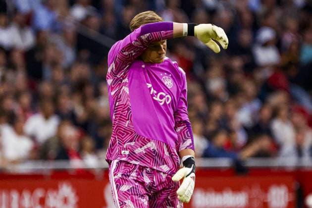 AMSTERDAM - AFC Ajax goalkeeper Marc ter Stegen during the Eredivisie match between AFC Ajax and PSV Eindhoven at the Johan Cruijff ArenA on 05 September 2026 in Amsterdam, the Netherlands. WART BRINKERHOF ANP Eredivisie 2026 27 xVIxANPxSportx xMarcelxterxBalsxIVx 567271834 originalFilename: 567271834.jpg