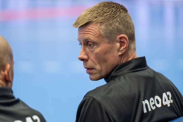 GuÃ°jon Valur SigurÃ°sson, Cheftrainer, (VfL Gummersbach), VfL Gummersbach vs. MT Melsungen,, Opel Handball Bundesliga, Herren , 3. Spieltag, 05.09.2026 Gummersbach NRW Deutschland