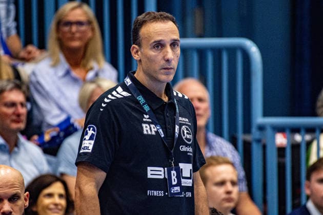 Opel Handball Bundesliga, VfL Gummersbach - MT Melsungen, 05.09.2026 Roberto Garcia Parrondo (Trainer der MT Melsungen); Opel Handball Bundesliga, VfL Gummersbach - MT Melsungen, 05.09.2026 Copyright: xBEAUTIFULxSPORTS Erlhofx