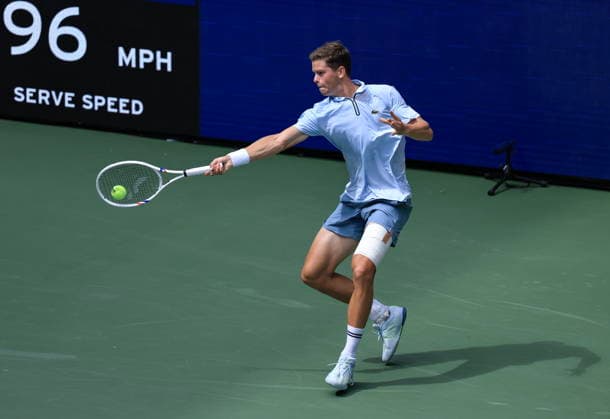 US Open tennis tournament - Day 7 Alexander Blockx in action against Flavio Cobolli of Italy during the Men‚Äôs Singles round 3 of the US Open Tennis Championships at the USTA Billie Jean King National Tennis Center in Flushing Meadows, New York, USA, 05 September 2026. The 2026 US Open tournament runs from 23 August through 13 September. FLUSHING MEADOWS NEW YORK United States  Copyright: xCRISTOBALxHERRERA-ULASHKEVICHx