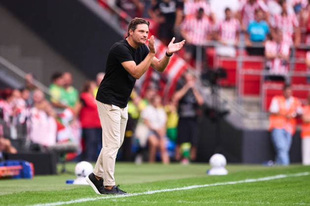 Athletic Club v Atletico de Madrid - LaLiga EA Sports 2026 27 Athletic Club head coach Edin Terzic reacts during the LaLiga EA Sports match between Athletic Club and Atletico de Madrid at Estadio San Mames in Bilbao, Spain, on September 5, 2026. Bilbao Spain  Copyright: xCesarxOrtizxGonzalezx originalFilename:ortizgonzalez-athletic260905_npjY2.jpg