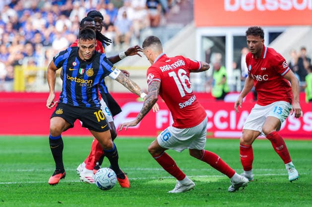 SOCCER - Serie A - Inter - FC Internazionale vs. SSC Napoli Photo by IPA ABACAPRESS.COM88155041 - Lautaro Martinez of FC Internazionale in action during the Serie A Enilive 2026 27 soccer match between FC Internazionale and SSC Napoli Milan Italy  Copyright: xIPAxSport ABACAx
