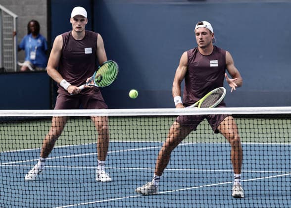 Jakob Schnaitter, Mark Wallner, Herren Doppel, Men s Doubles, US Open Championships, Billie Jean King National Tennis Center, Flushing Meadows, New York, USA . Copyright: xJuergenxHasenkopfx