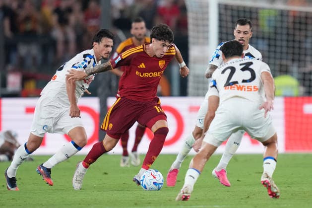 Roma™s Matias Soule during the Serie A EniLive soccer match between Roma and Atalanta at the Rome s Olympic stadium, Italy - Saturday September 5, 2026 - Soccer ( Photo by Alfredo Falcone LaPresse )  Copyright: xAlfredoxFalcone LaPressex