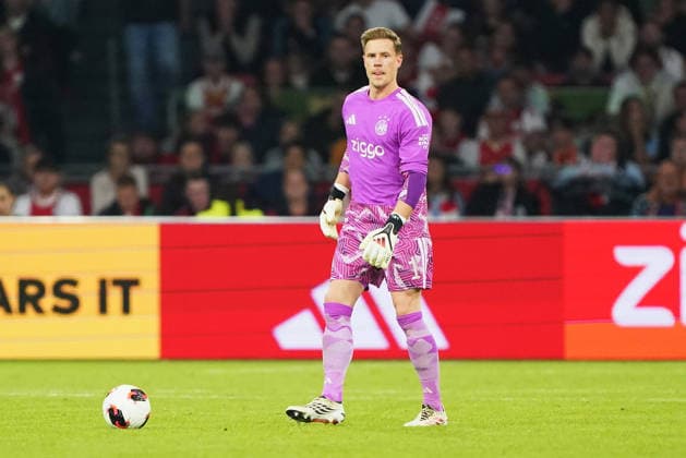 2026-09-05 VriendenLoterij Eredivisie: AFC Ajax v PSV Eindhoven AMSTERDAM, NETHERLANDS - SEPTEMBER 5: Marc-Andre ter Stegen of AFC Ajax during the VriendenLoterij Eredivisie match between AFC Ajax and PSV Eindhoven at Johan Cruijff Arena on September 5, 2026 in Amsterdam, Netherlands. Amsterdam Johan Cruijff Arena Netherlands Content not available for redistribution in The Netherlands directly or indirectly through any third parties. Copyright: xAndrexWeeningx