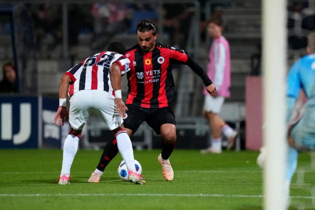 Eredivisie: Willem II v Excelsior Rotterdam Tilburg - Irakli Yegoian of Excelsior Rotterdam dribbles during the fifth competition round of the 2026 2027 Eredivisie season. The match is set between Willem II and Excelsior Rotterdam at Koning Willem II Stadion on 5 September 2026 in Tilburg, Netherlands. (Hero Images Yannick Verhoeven) Copyright: xYannickxVerhoevenx