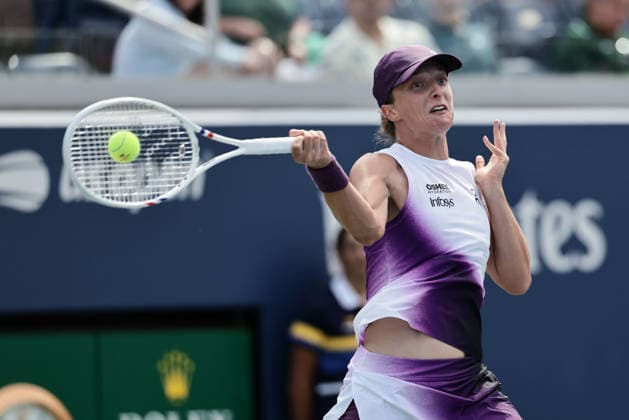 Iga Swiatek, US Open Championships, Billie Jean King National Tennis Center, Flushing Meadows, New York, USA . Copyright: xJuergenxHasenkopfx
