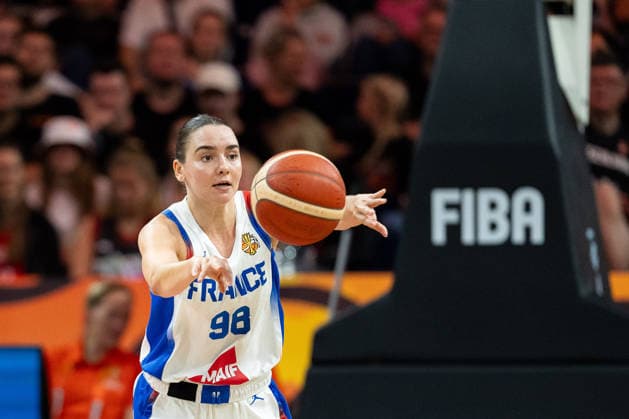 Pauline Astier (Frankreich, 98), GER, Frankreich vs. Korea, Basketball, FIBA Women s World Cup 2026, Gruppenphase, Spieltag 2, 05.09.2026 GER, Frankreich vs. Korea, Basketball, FIBA Women s World Cup 2026, Gruppenphase, Spieltag 2, 05.09.2026 Berlin Copyright: xEibner-Pressefoto MaxxVincenx EP_MVN