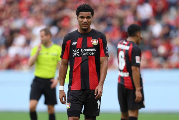 Malik Tillmann (Bayer 04 Leverkusen) schaut waehrend des Spiels der 1. Bundesliga zwischen Bayer 04 Leverkusen und 1. FC Union Berlin, BayArena am 05. September 2026 in Leverkusen, Deutschland. (Foto von Oliver Kaelke DeFodi Images) +++ Malik Tillmann (Bayer 04 Leverkusen) looks on during the Bundesliga match between Bayer 04 Leverkusen and 1. FC Union Berlin at BayArena on September 5, 2026 in Leverkusen, Germany. (Photo by Oliver Kaelke DeFodi Images) DFB DFL REGULATIONS PROHIBIT ANY USE OF PHOTOGRAPHS AS IMAGE SEQUENCES AND OR QUASI-VIDEO. (Photo by Oliver Kaelke DeFodi Images) - *** Malik Tillmann of Bayer 04 Leverkusen looks on during the Bundesliga match between Bayer 04 Leverkusen and 1. FC Union Berlin, BayArena on September 5, 2026, in Leverkusen, Germany. Photo by Oliver Kaelke, DeFodi Images. Malik Tillmann of Bayer 04 Leverkusen looks on during the Bundesliga match between Bayer 04 Leverkusen and 1 FC Union Berlin at BayArena on September 5, 2026 in Leverkusen, Germany. Photo by Oliver Kaelke, DeFodi Images. DFB and DFL regulations prohibit any use of photographs as image sequences and or quasi-video. Photo by Oliver Kaelke, DeFodi Images