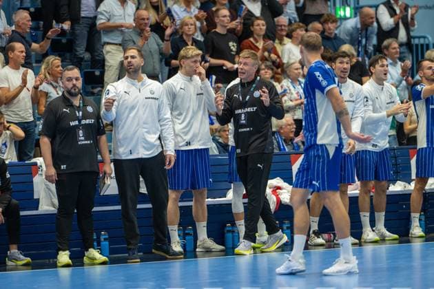 GuÃ°jon Valur SigurÃ°sson, Cheftrainer, (VfL Gummersbach), VfL Gummersbach vs. MT Melsungen,, Opel Handball Bundesliga, Herren , 3. Spieltag, 05.09.2026 Gummersbach NRW Deutschland