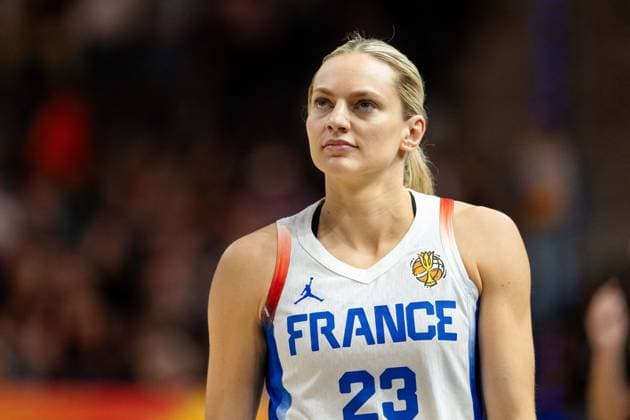 Marine Johannes (Frankreich, 23) Einzelbild, Einzelfoto, Portrait, Portraet, Freisteller, GER, Frankreich vs. Korea, Basketball, FIBA Women s World Cup 2026, Gruppenphase, Spieltag 2, 05.09.2026 GER, Frankreich vs. Korea, Basketball, FIBA Women s World Cup 2026, Gruppenphase, Spieltag 2, 05.09.2026 Berlin Copyright: xEibner-Pressefoto MaxxVincenx EP_MVN