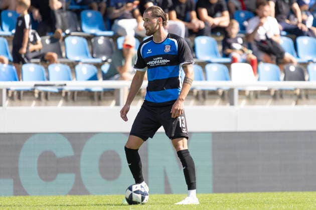 Regionalliga Südwest: FSV Frankfurt - Kickers Offenbach, 05.09.2026 Lukas Gottwalt (FSV Frankfurt 13) am Ball, Freisteller, Portrait Porträt, FSV Frankfurt - Kickers Offenbach, Frankfurt, BBBank Arena, 5.9.2026 Copyright: xBEAUTIFULxSPORTS Gawlikx