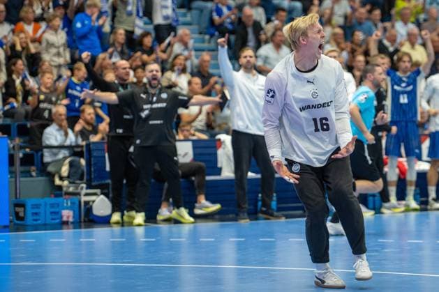 Bertram Obling, Torwart, (VfL Gummersbach 16), VfL Gummersbach vs. MT Melsungen,, Opel Handball Bundesliga, Herren , 3. Spieltag, 05.09.2026 Gummersbach NRW Deutschland